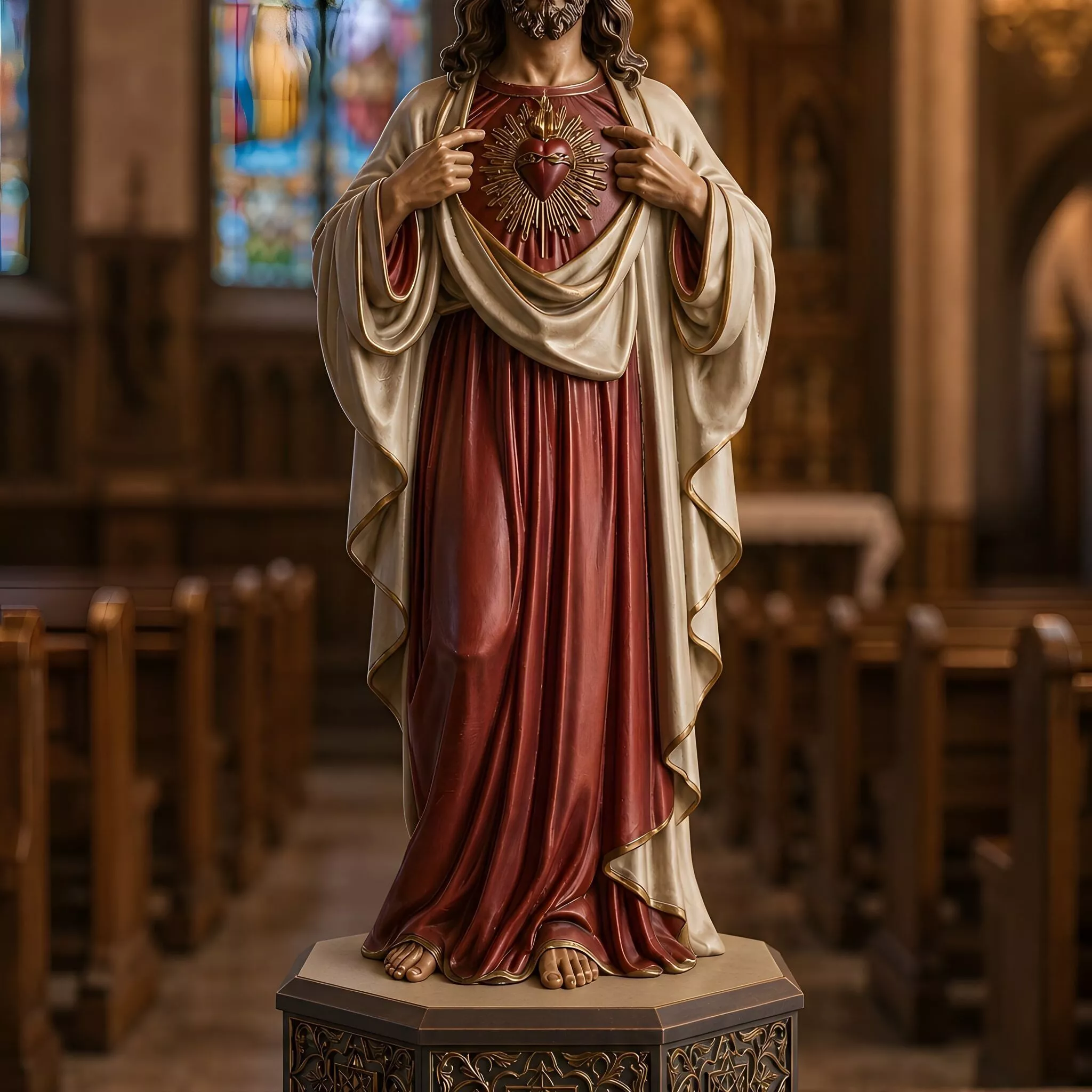 Sacred Heart Jesus 3D Print Model 3D print model