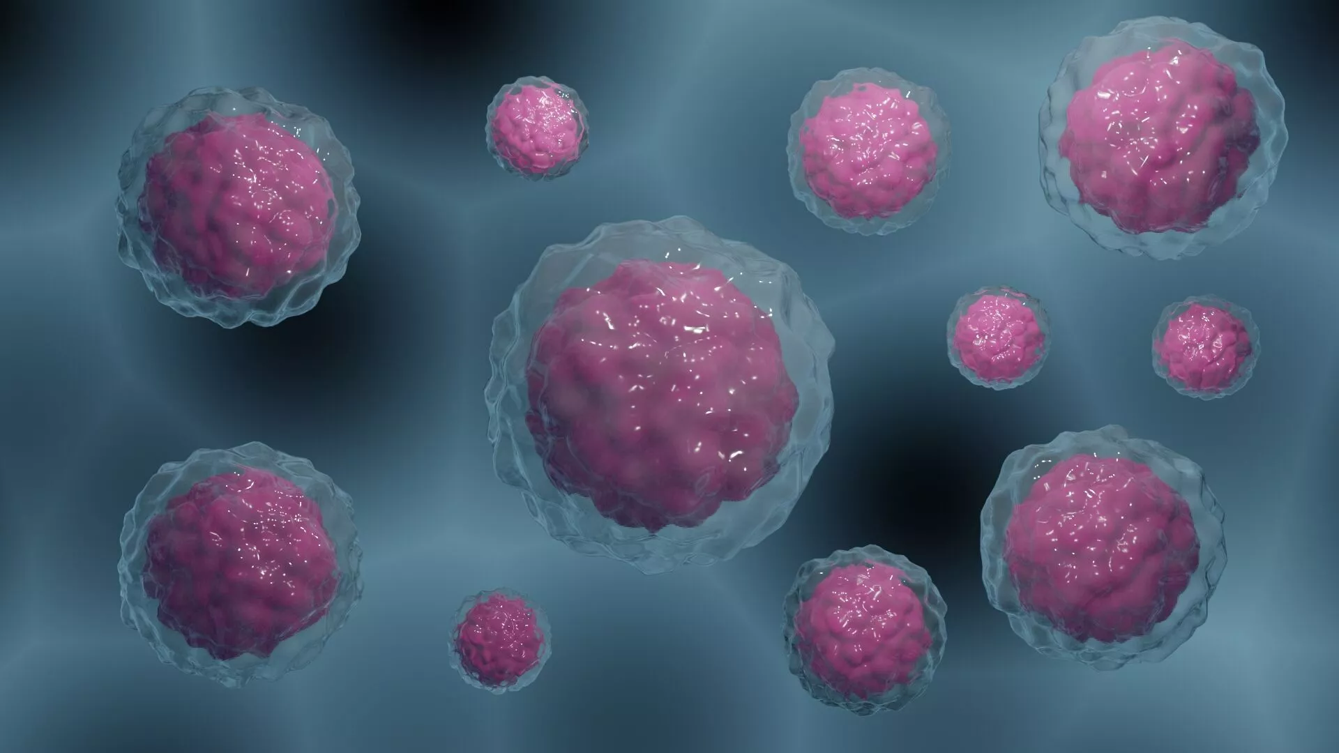 Microscopic Biological Cells 3D model