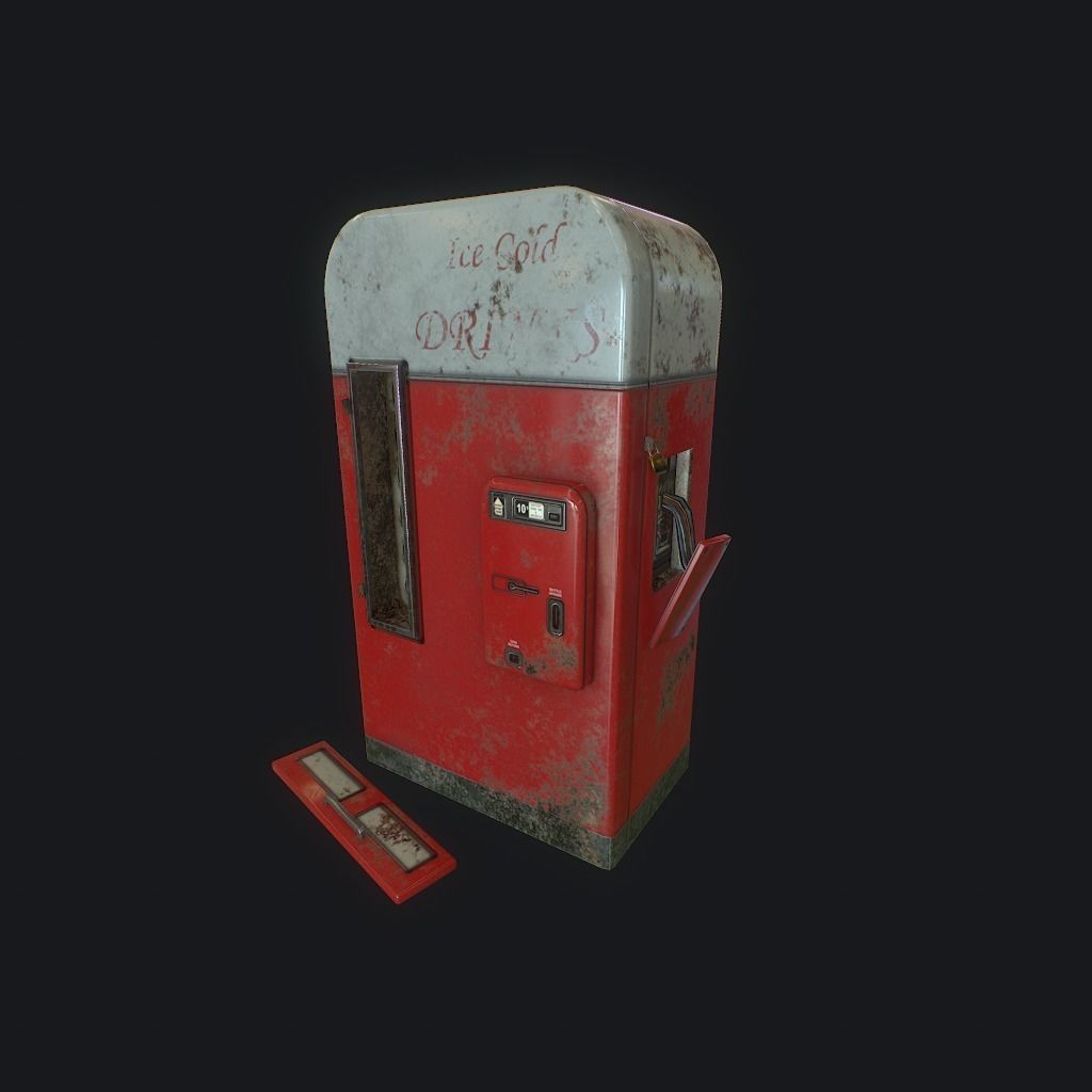 Vending Machine v1 pbr Low-poly 3D model