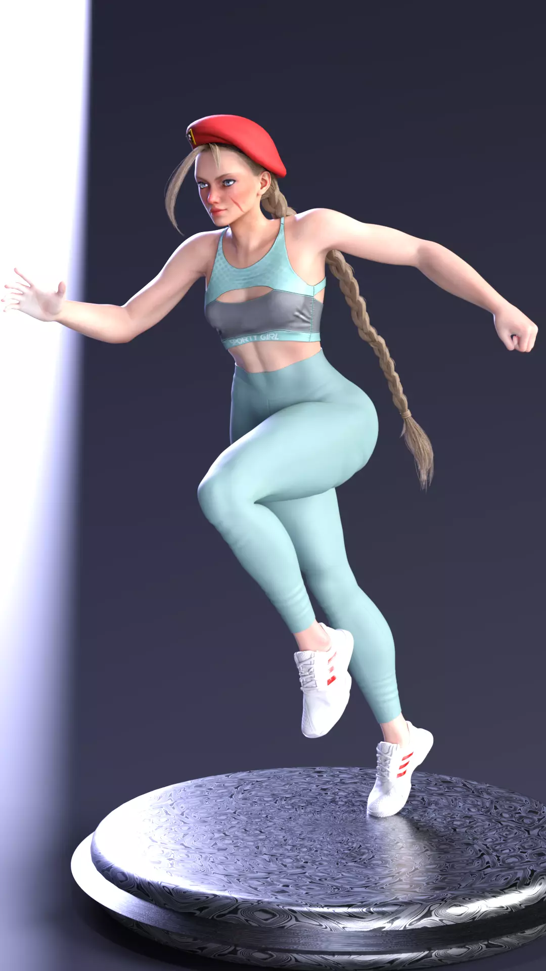 Cammy Delta Red Training Day Activewear Edition 3D print model