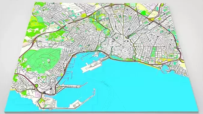 Cityscape Palma de Mallorca Spain 3D model