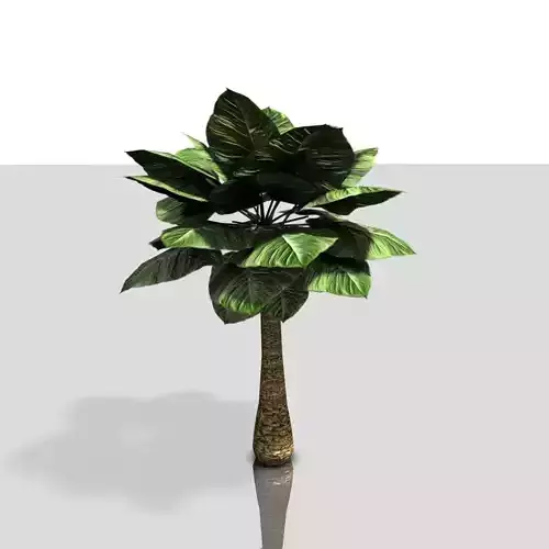Alien Tree Game model Low-poly 3D model