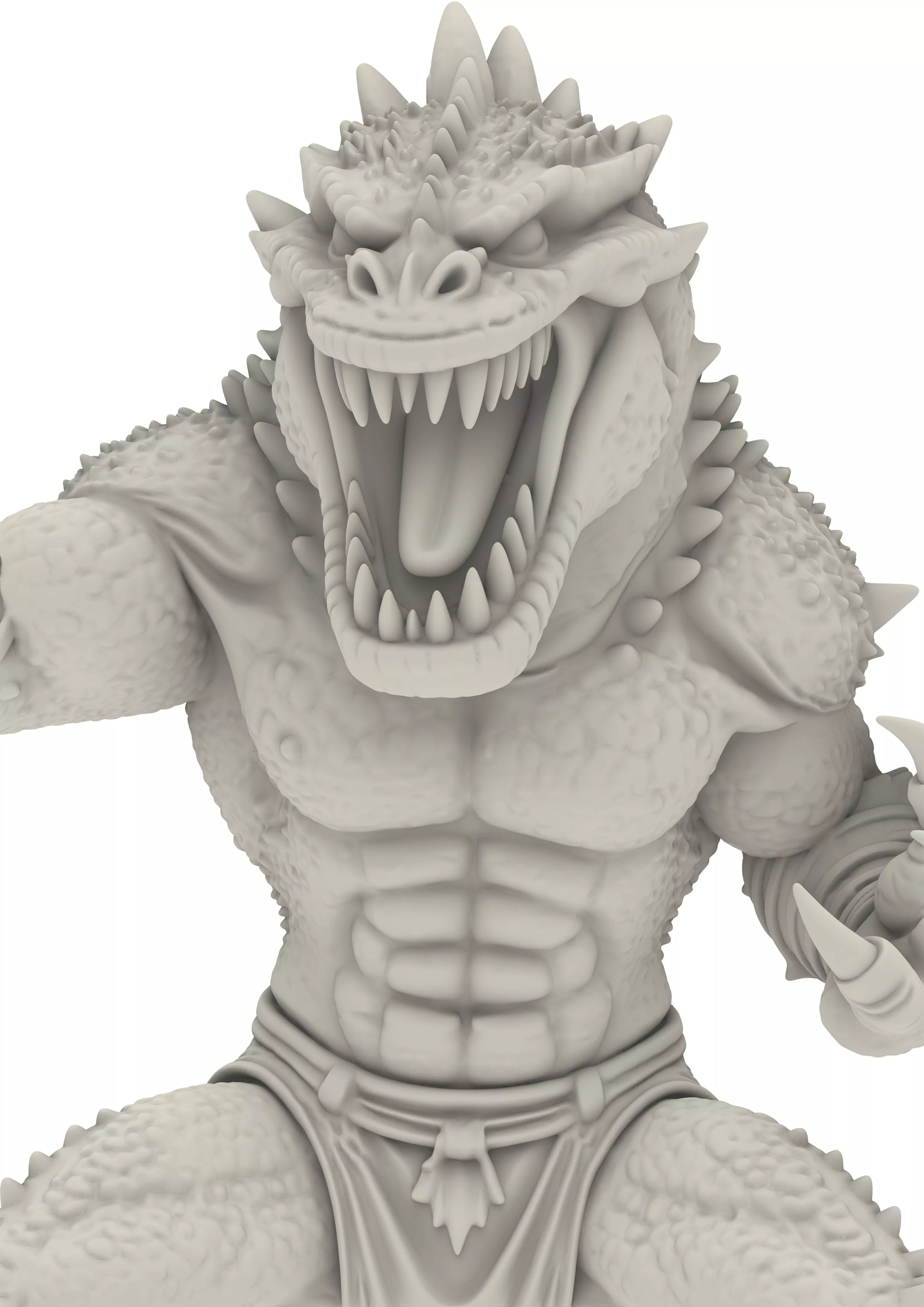 Chibi Lizard Monster ReptileFantasy Beast Krokodile 3D print model