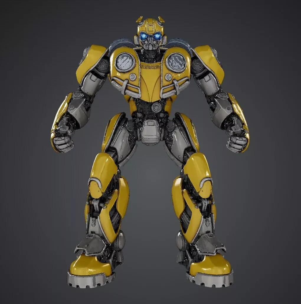 Stylized Transformer Bumblebee Model 3D print model 3D print model