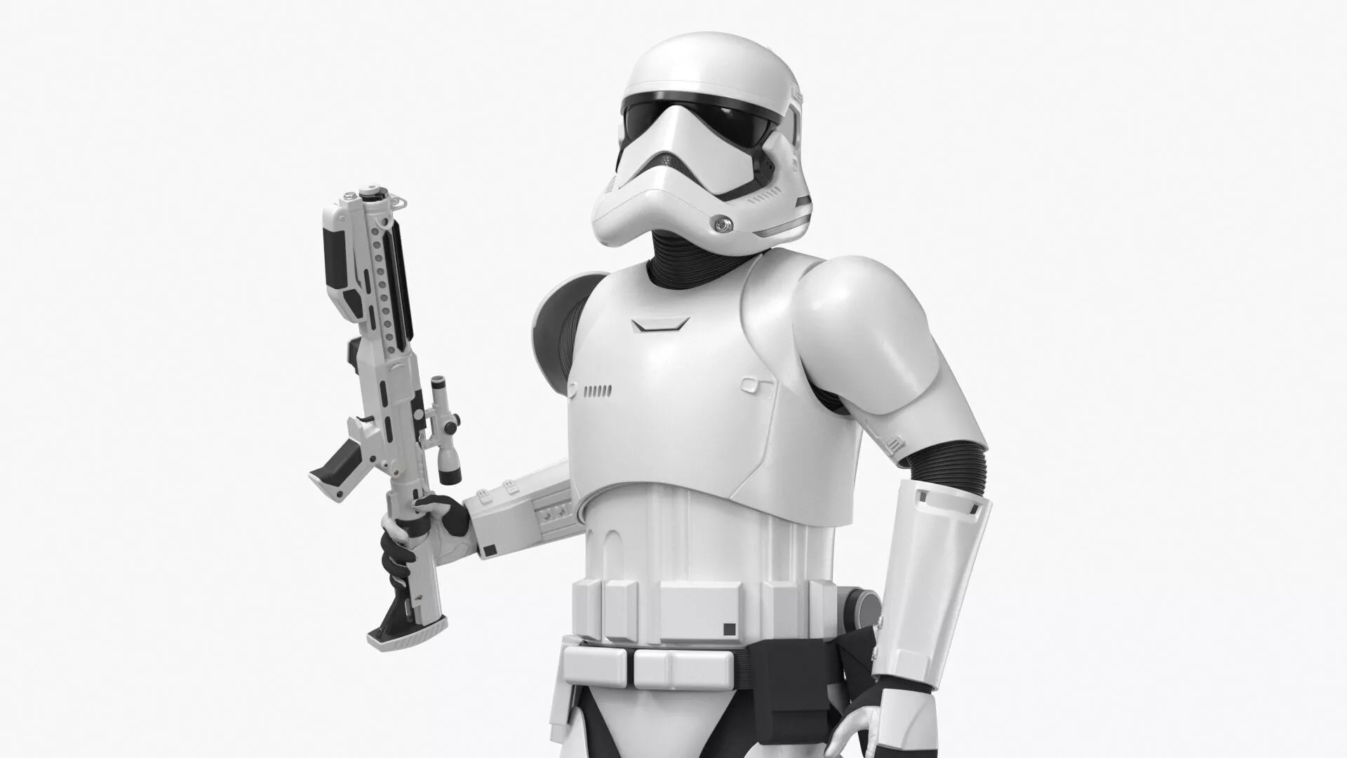 Star Wars First Order Stormtrooper Rigged 3D model