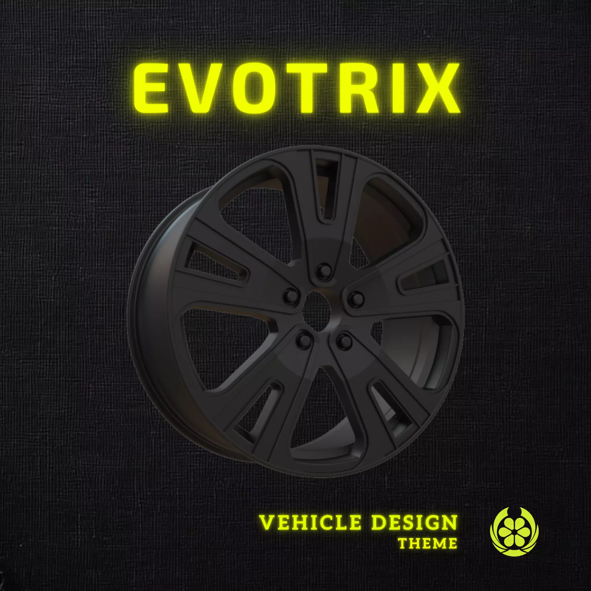 25 Enkei SVX Car Rim - 3D Print 3D print model