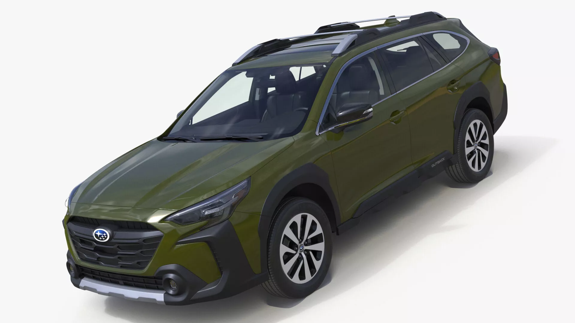 Subaru Outback 2025 Green 3D model