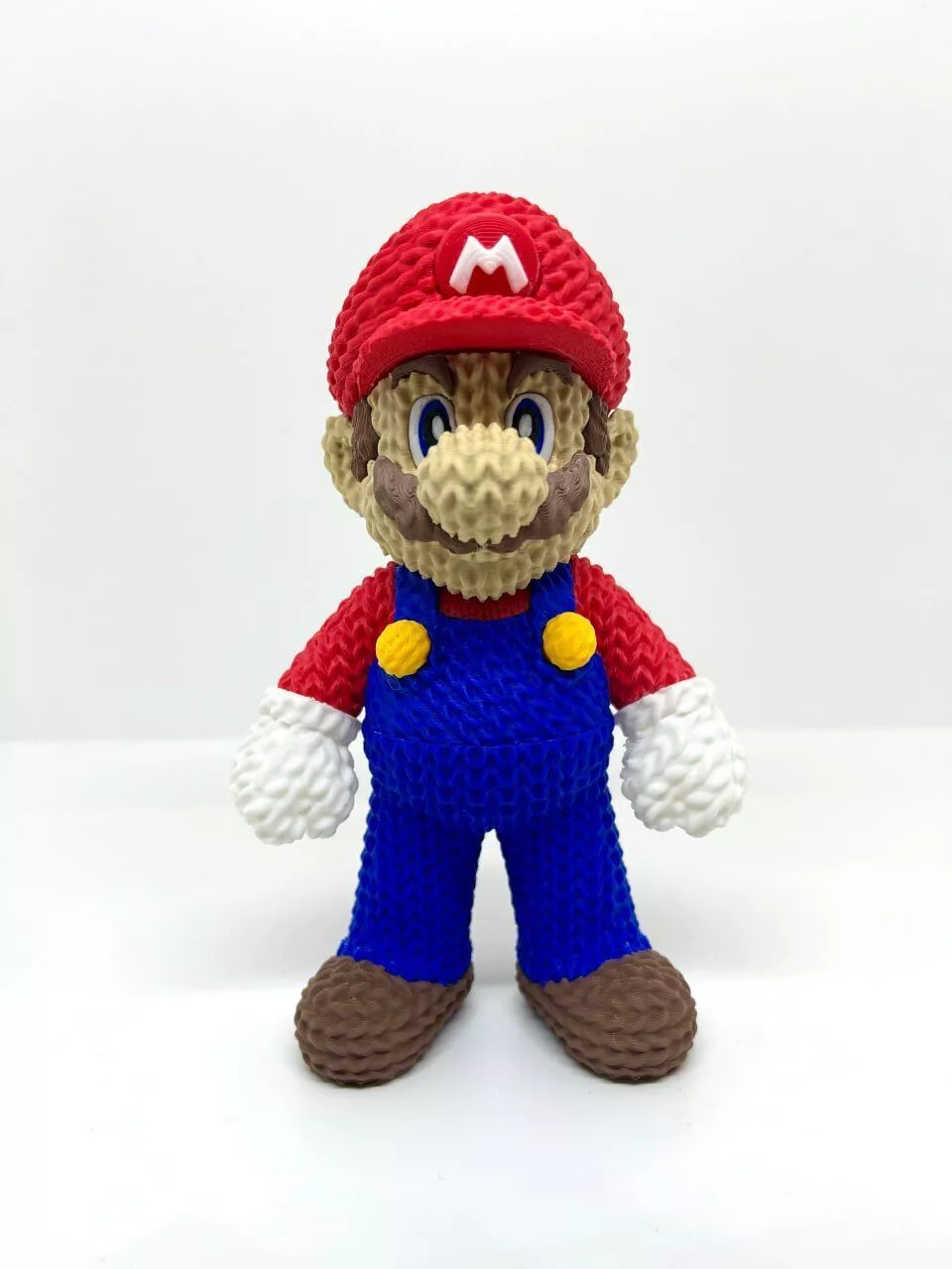Super Mario Amigurumi Style STL File for 3D Printing 3D print model