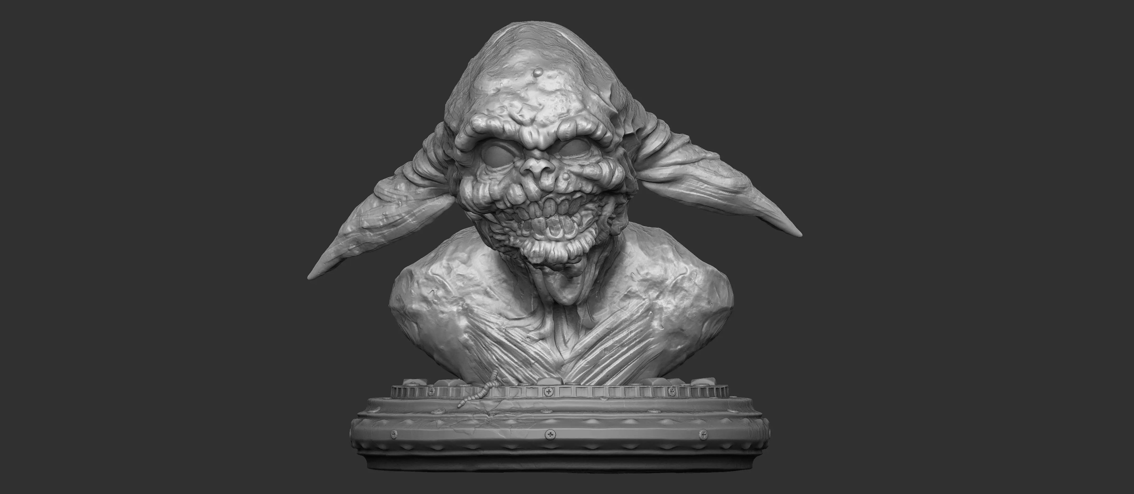 Zombie Master Yoda Sculpt 3D print model