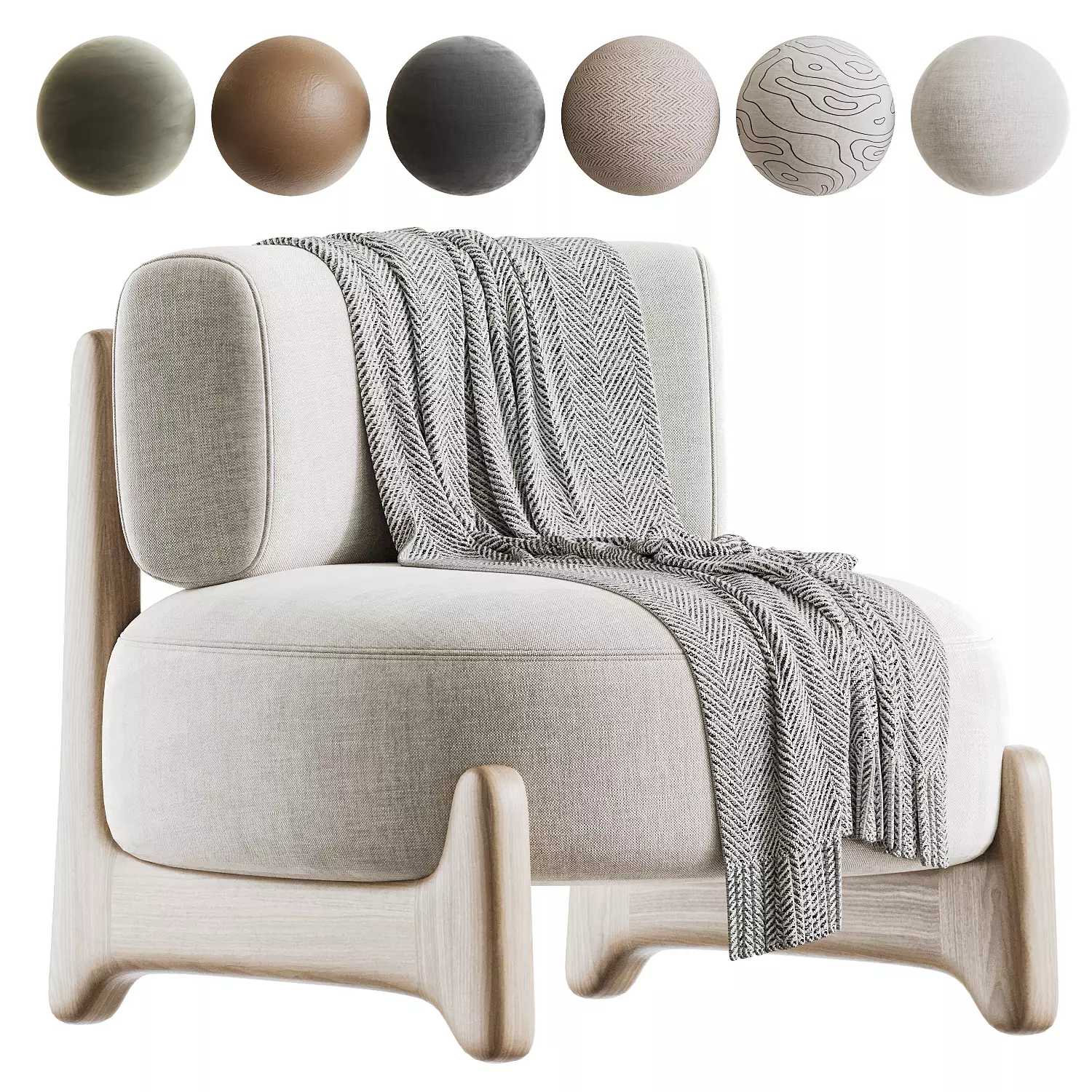 Tobo Armchair 3D model