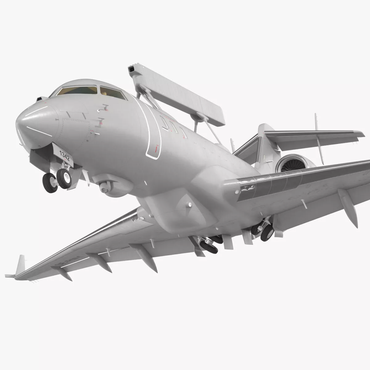 Airborne Early Warning and Control SE-RMY Rigged 3D model
