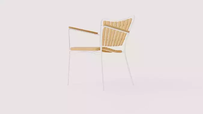 Chair Ellen Low-poly 3D model