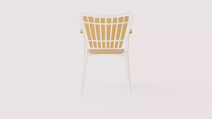 Chair Ellen Low-poly 3D model 5