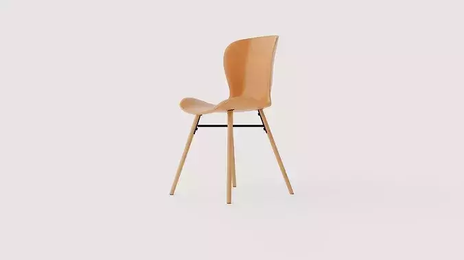 Chair Rita Low-poly 3D model