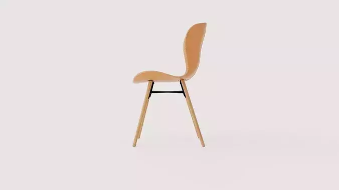 Chair Rita Low-poly 3D model 3