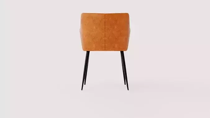 Chair Milian Low-poly 3D model 5