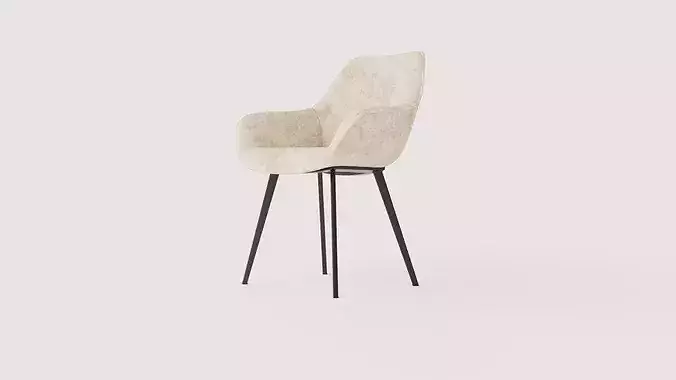 Chair Amira Low-poly 3D model