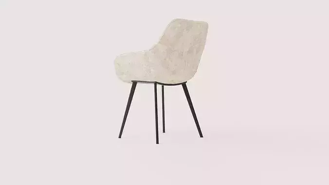 Chair Amira Low-poly 3D model 4