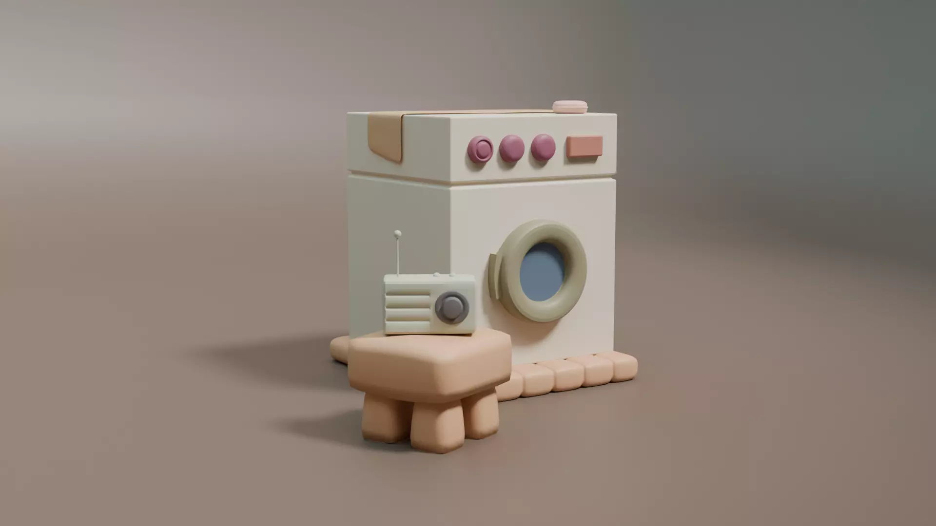 Washing Machine 3D model
