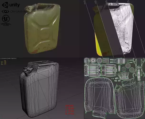 Soviet old rusty canister 20L