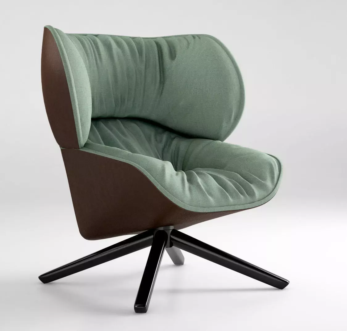 B B Italia Tabano armchair 3D model