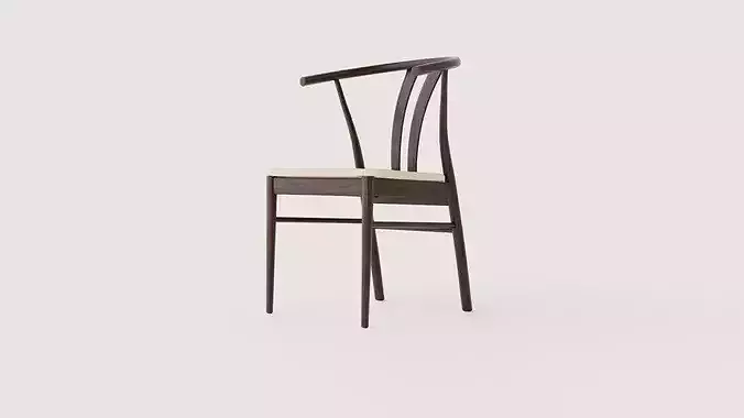 Dining chair Chiba Low-poly 3D model