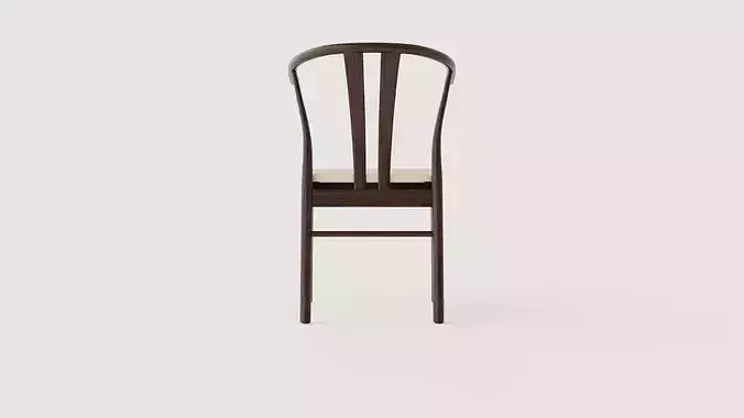 Dining chair Chiba Low-poly 3D model 5