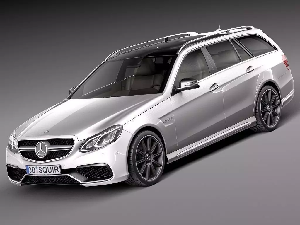 Mercedes-Benz E63 AMG Estate 2014 3D model