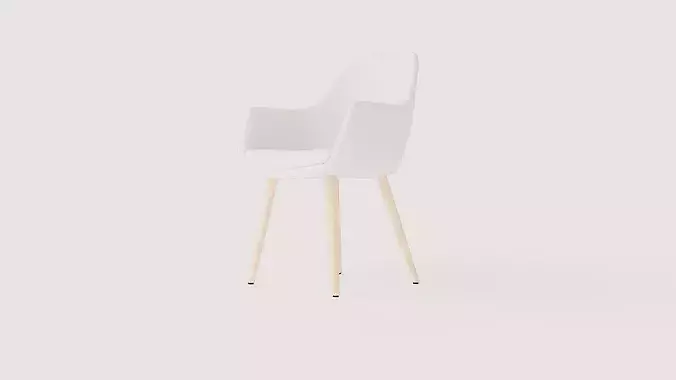 Dining chair Rumba Low-poly 3D model