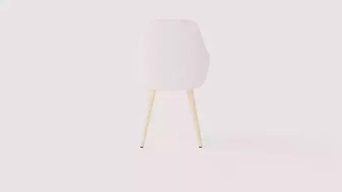 Dining chair Rumba Low-poly 3D model 5