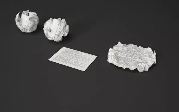 Crumpled Paper 3D model