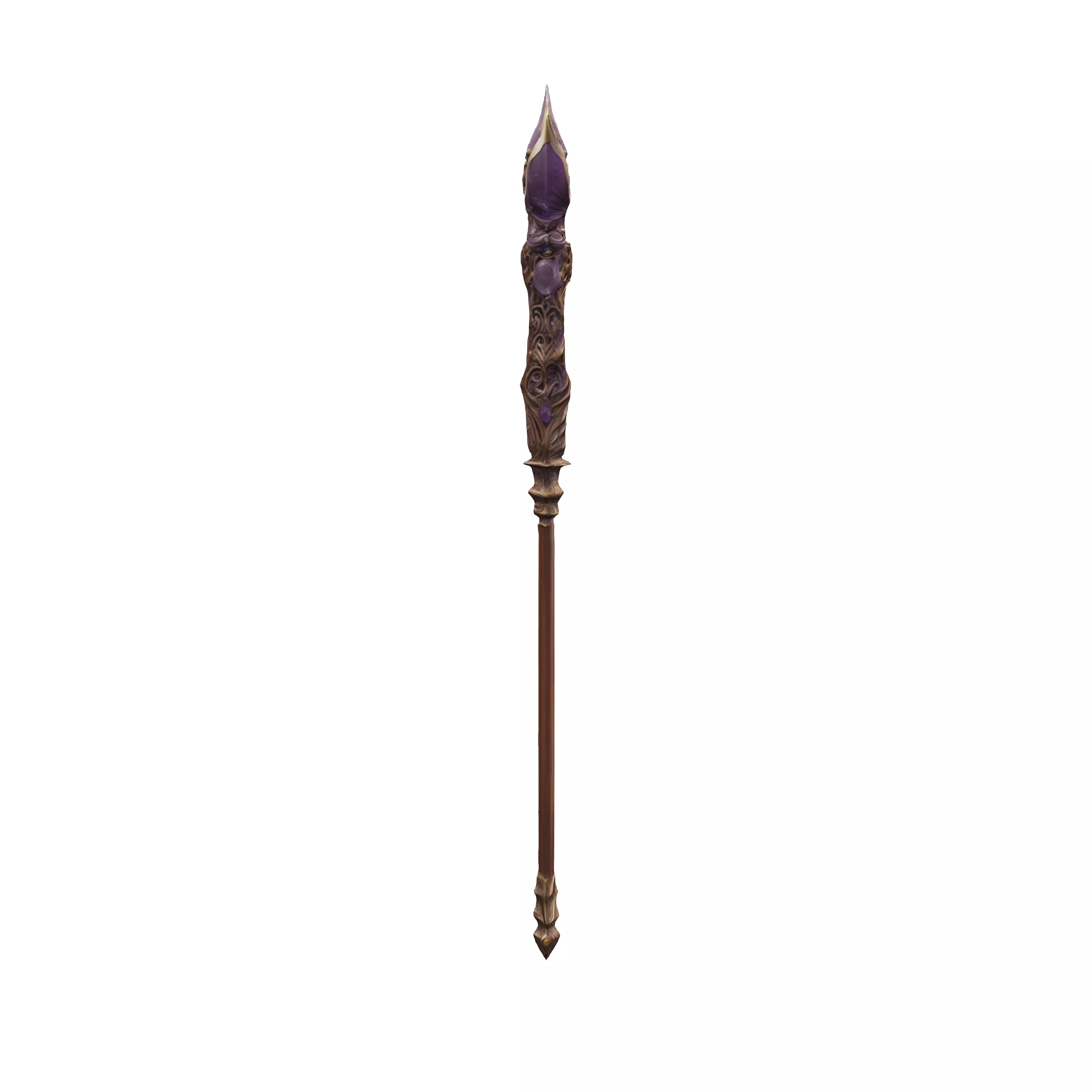 Enchanted Arcane Staff 3D model