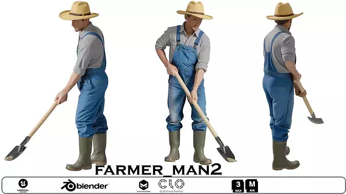 farmer man2 Not Rigged