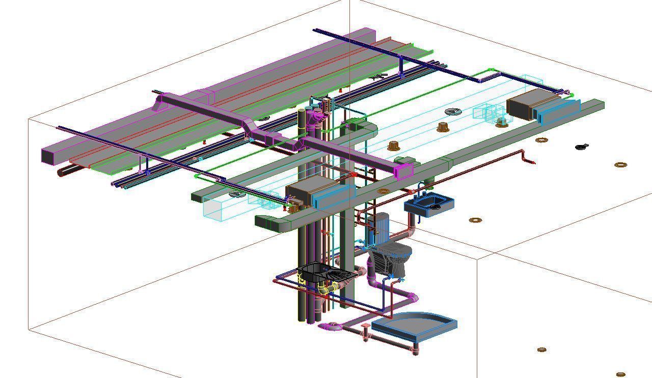 Revit MEP All System Project Model 3D model | CGTrader