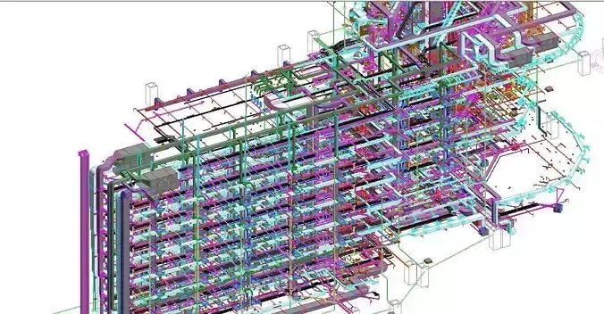 Revit MEP All System Project Model 3D model