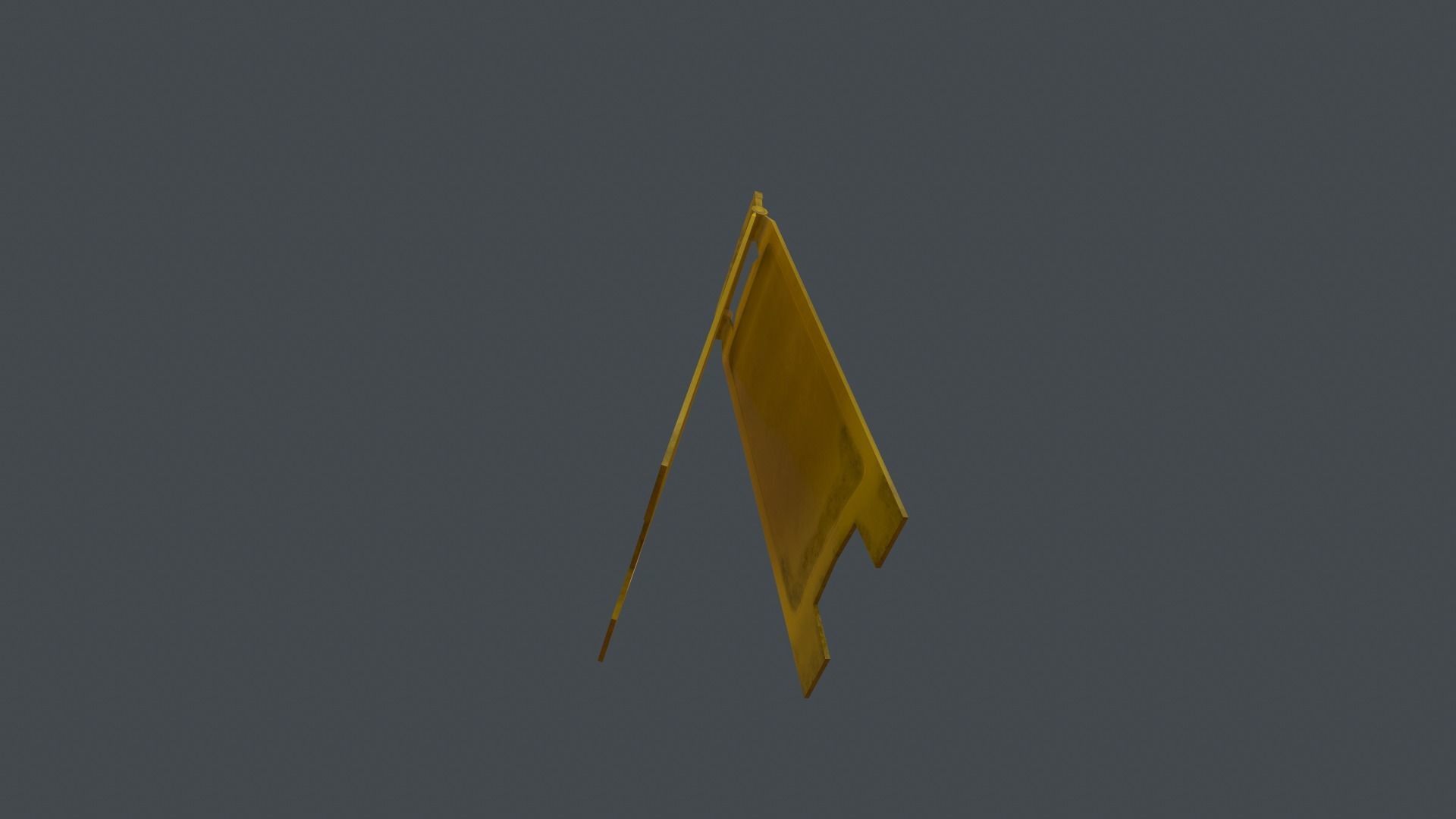 Wet Floor Sign PBR Low-poly 3D model_6