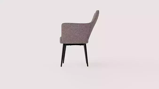 Jesolo armchair Low-poly 3D model 3