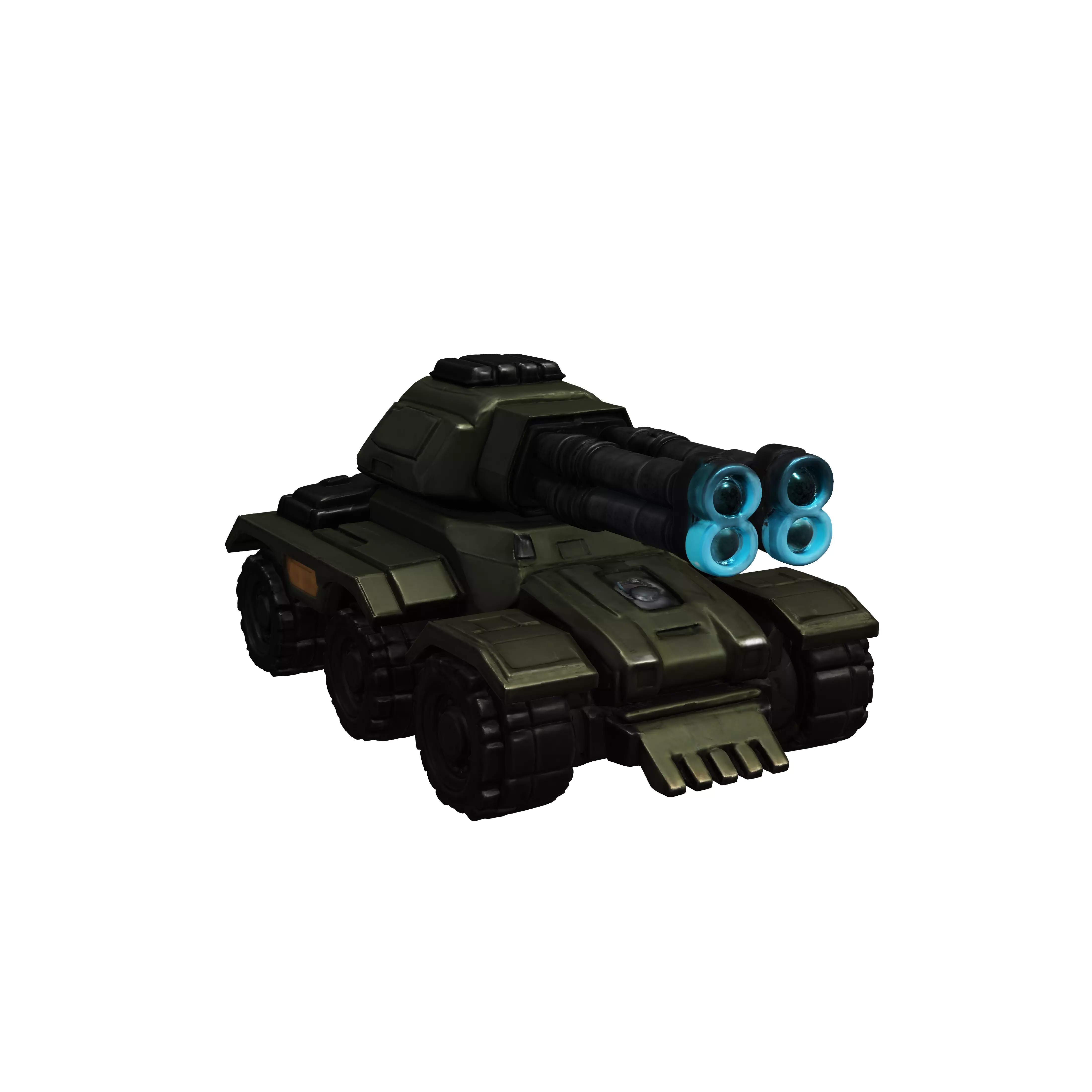 Cyber Tank Sentinel Christmas2025 3D model