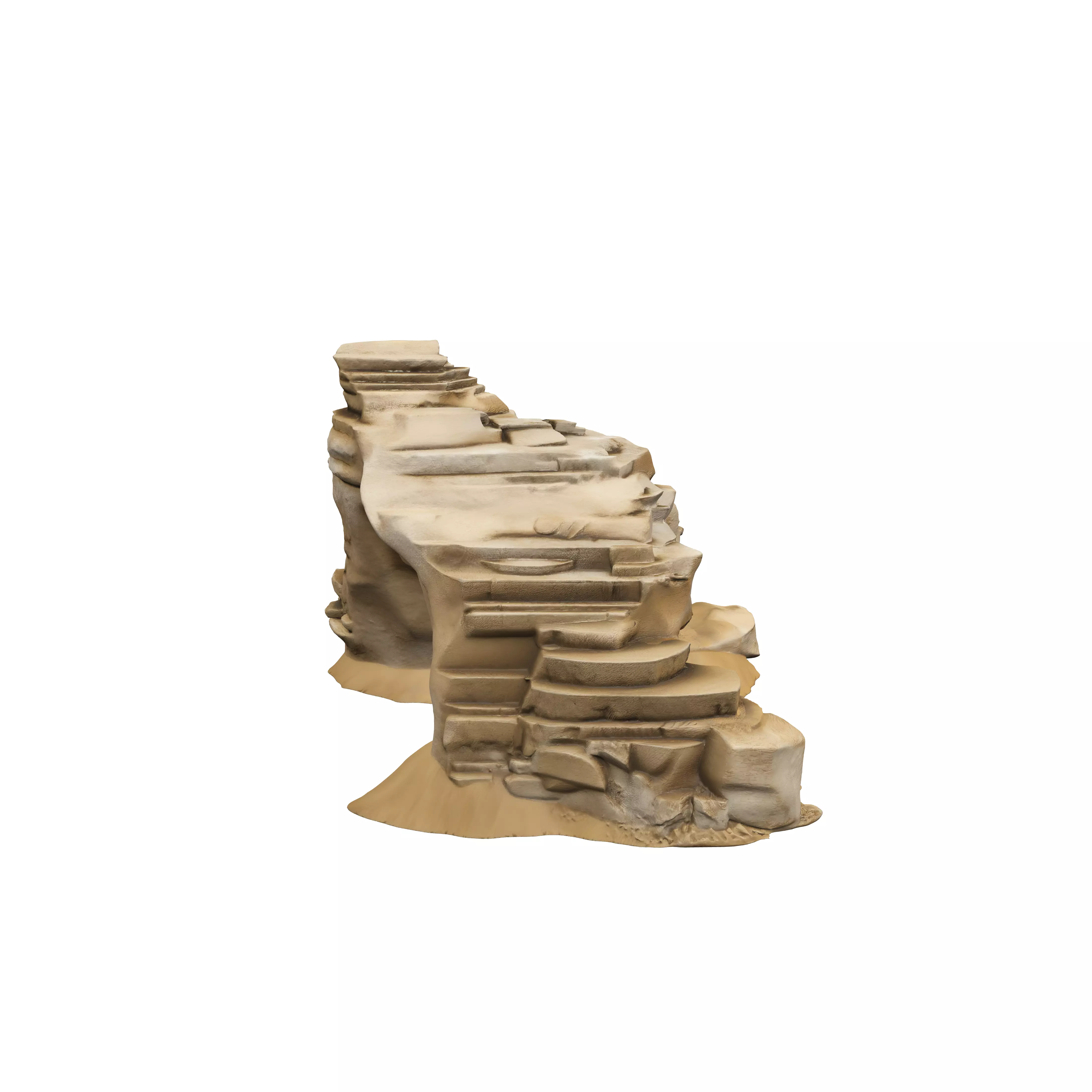 Desert Sandstone Arch 3D model