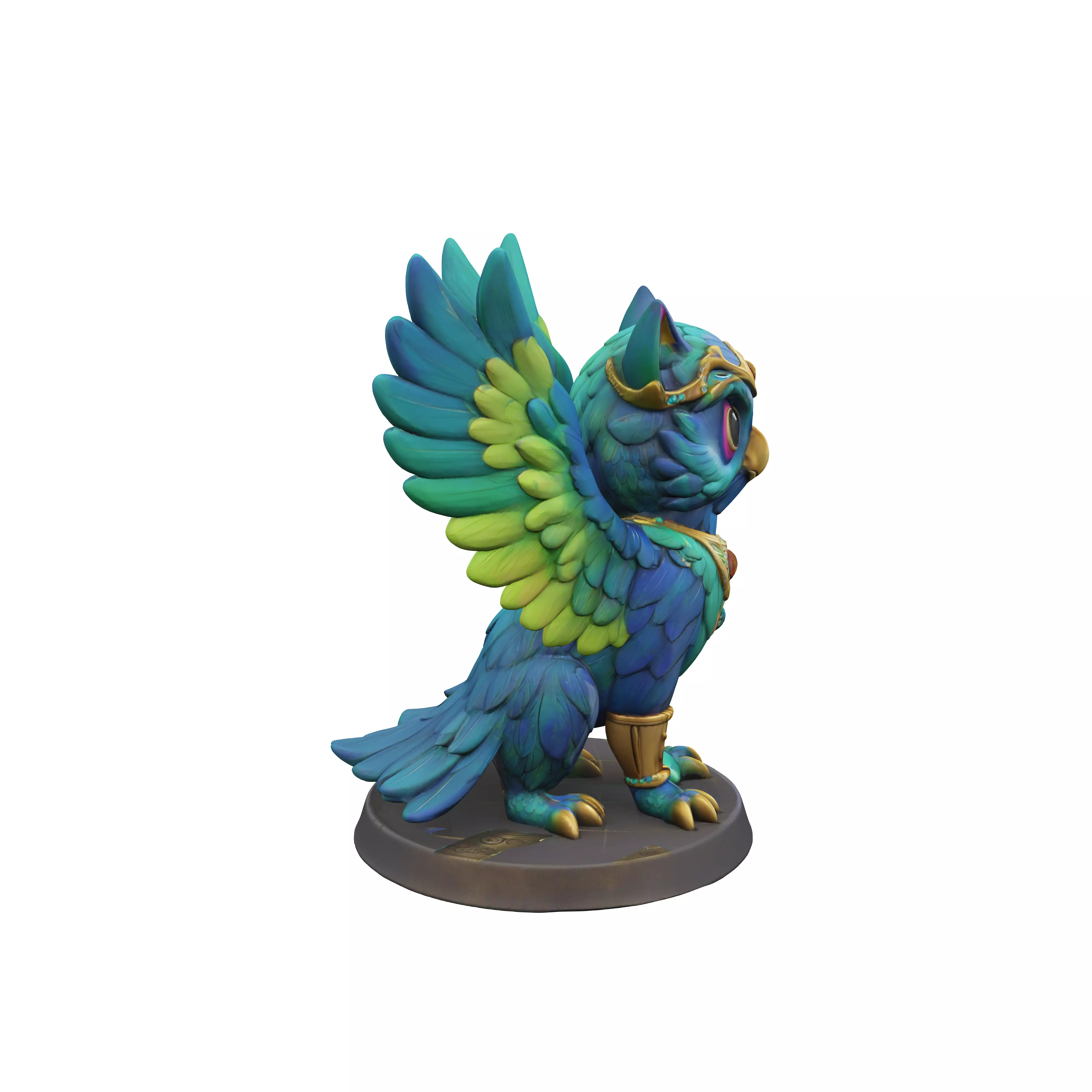 Mystic Owl Guardian 3D model
