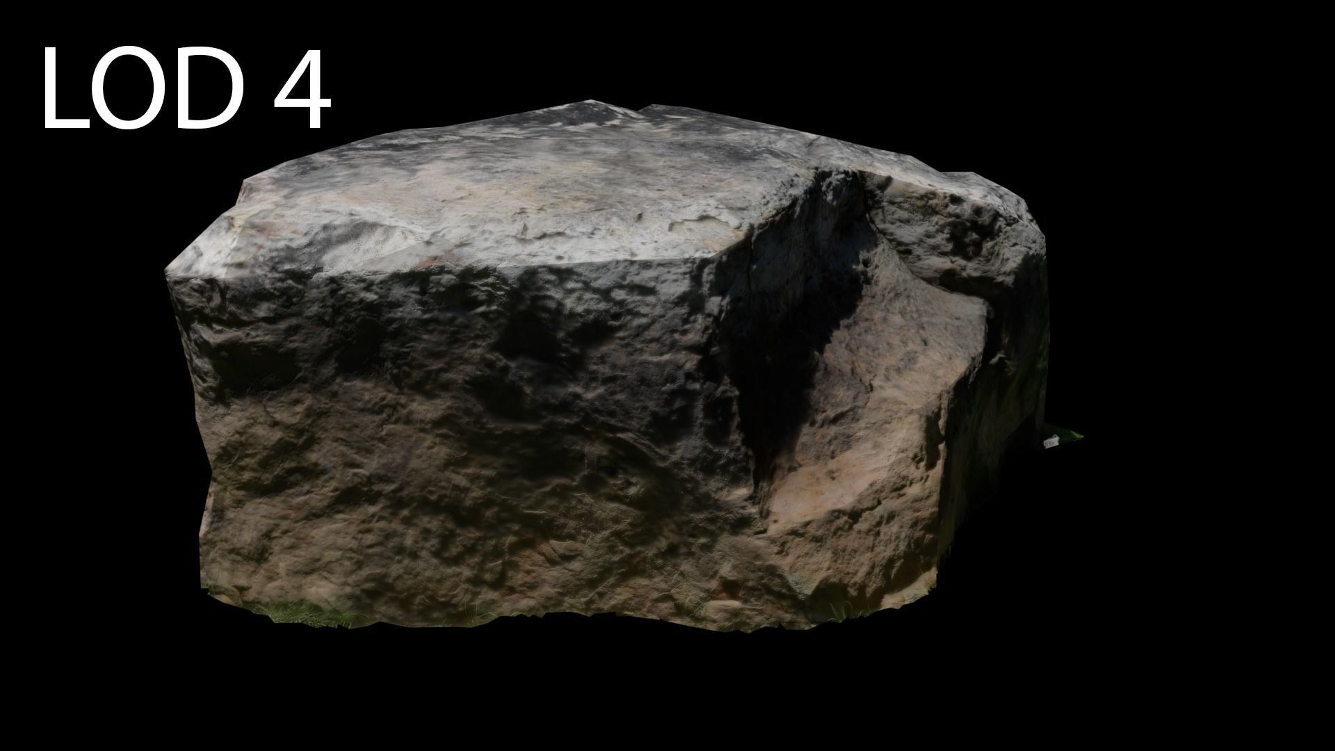 Photogrammetry Rock 2 VR AR Ready Low-poly 3D model_25