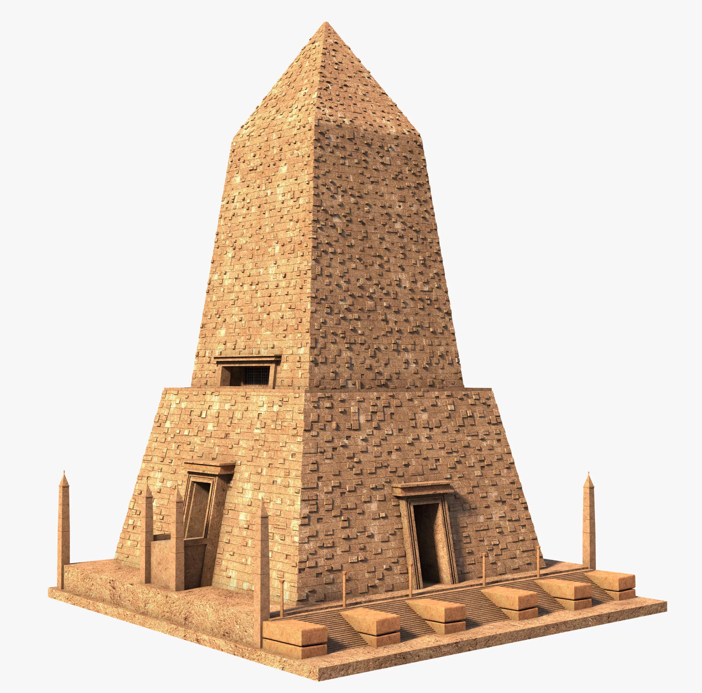 Egypt Solar Temple 3D model