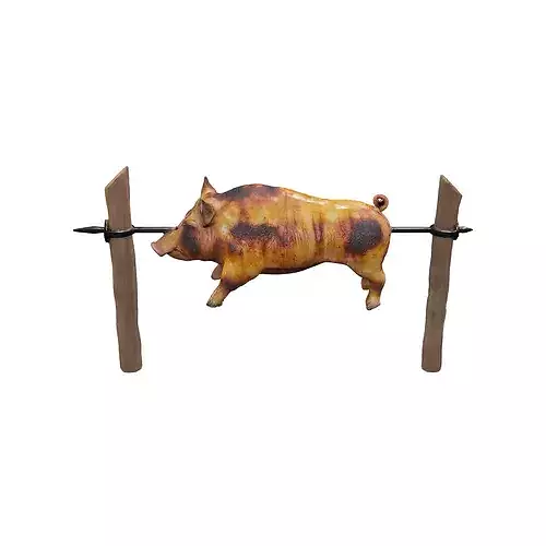 Roast Feast food 3D model 7