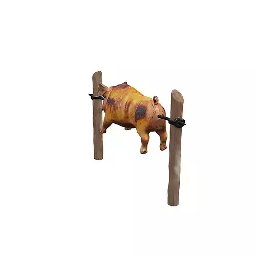 Roast Feast food 3D model