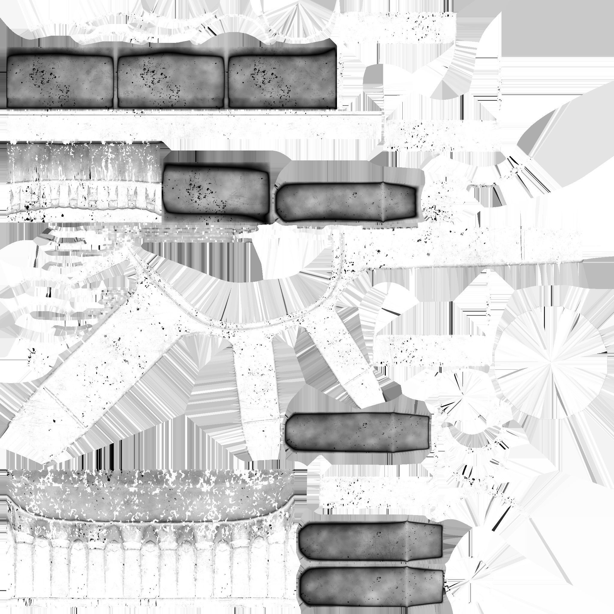 Large Sci-Fi Fuel Cell Low-poly 3D model_5