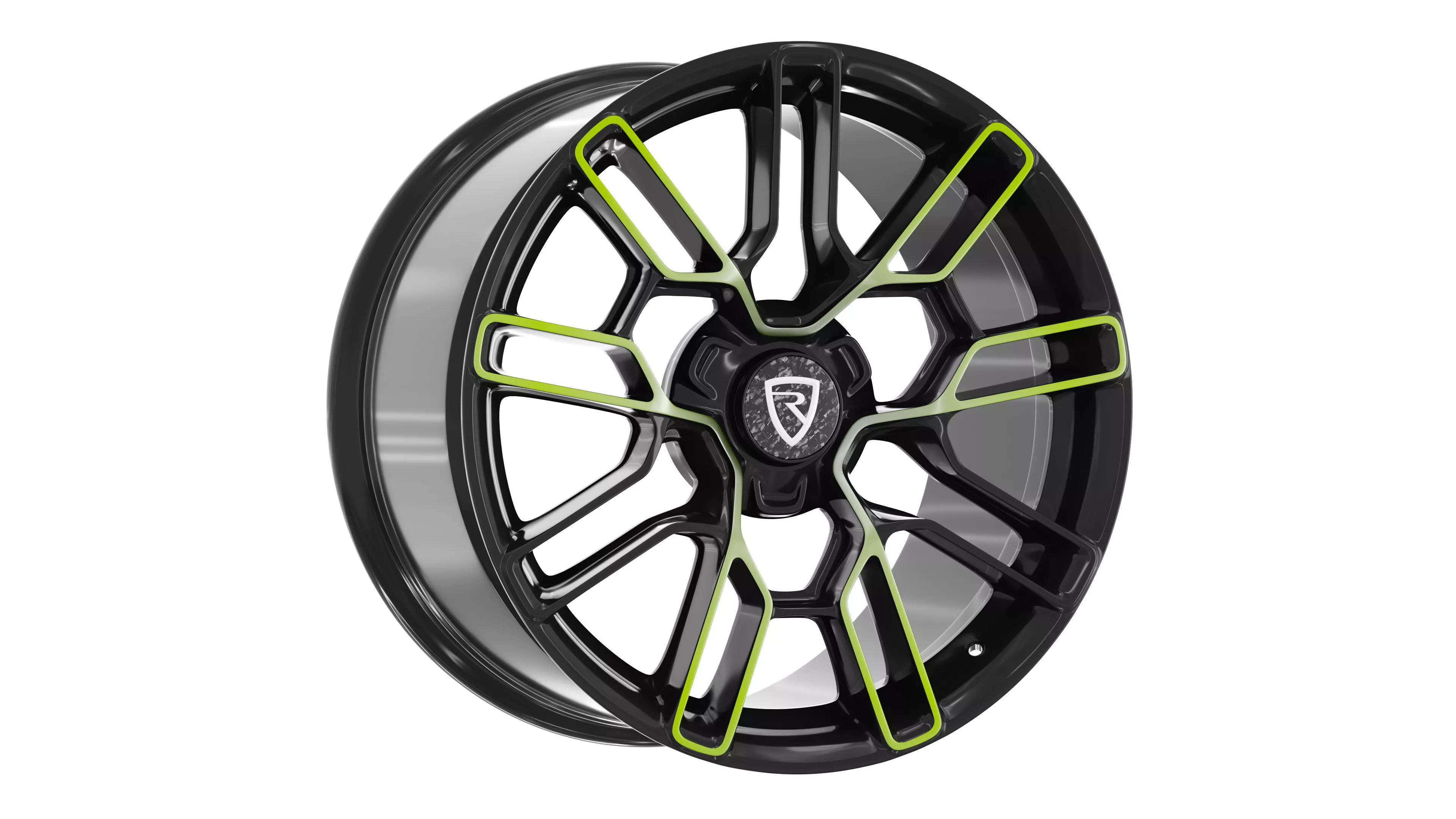 FORGED WHEEL P05 Low-poly 3D model