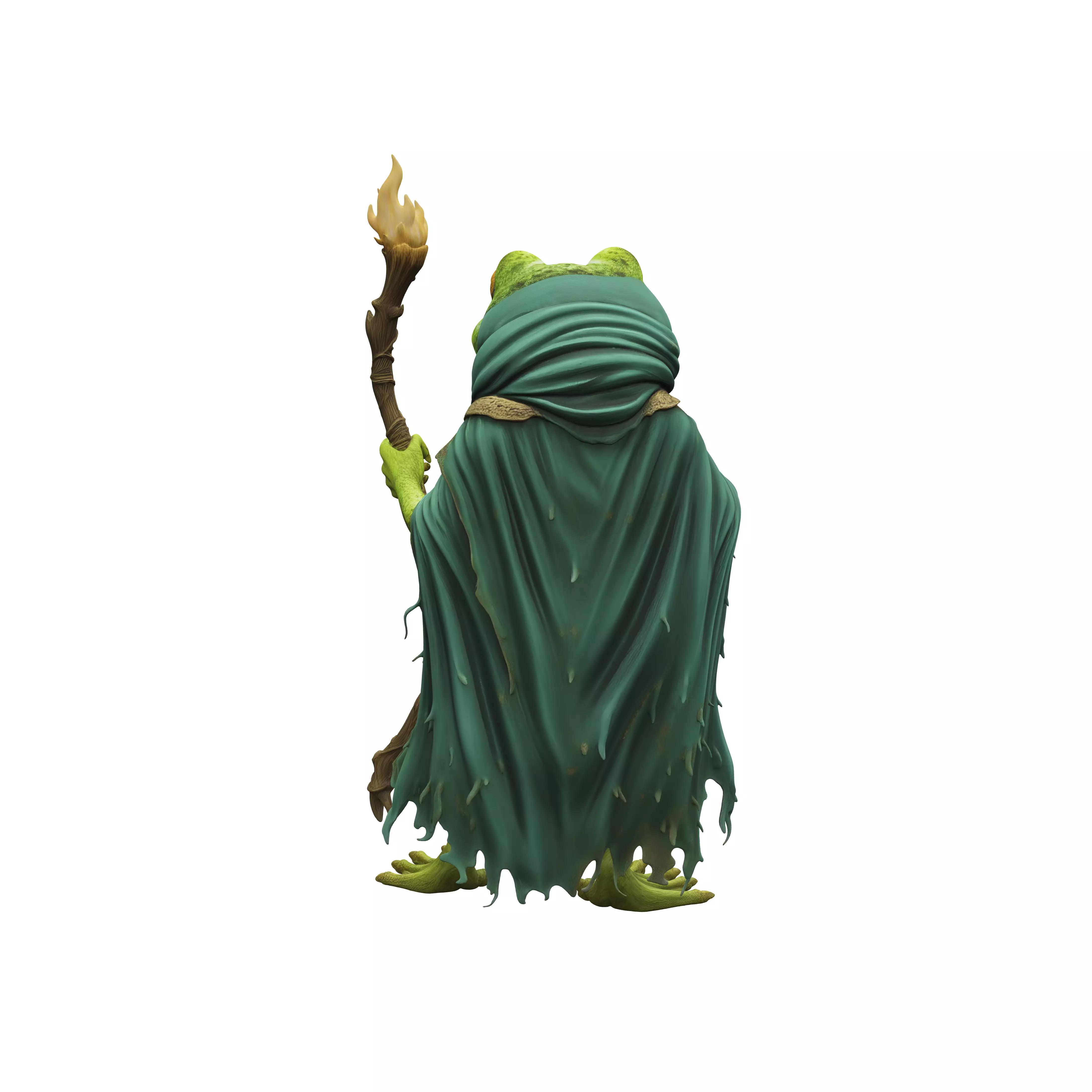 Embercloak the Frog Wizard 3D model