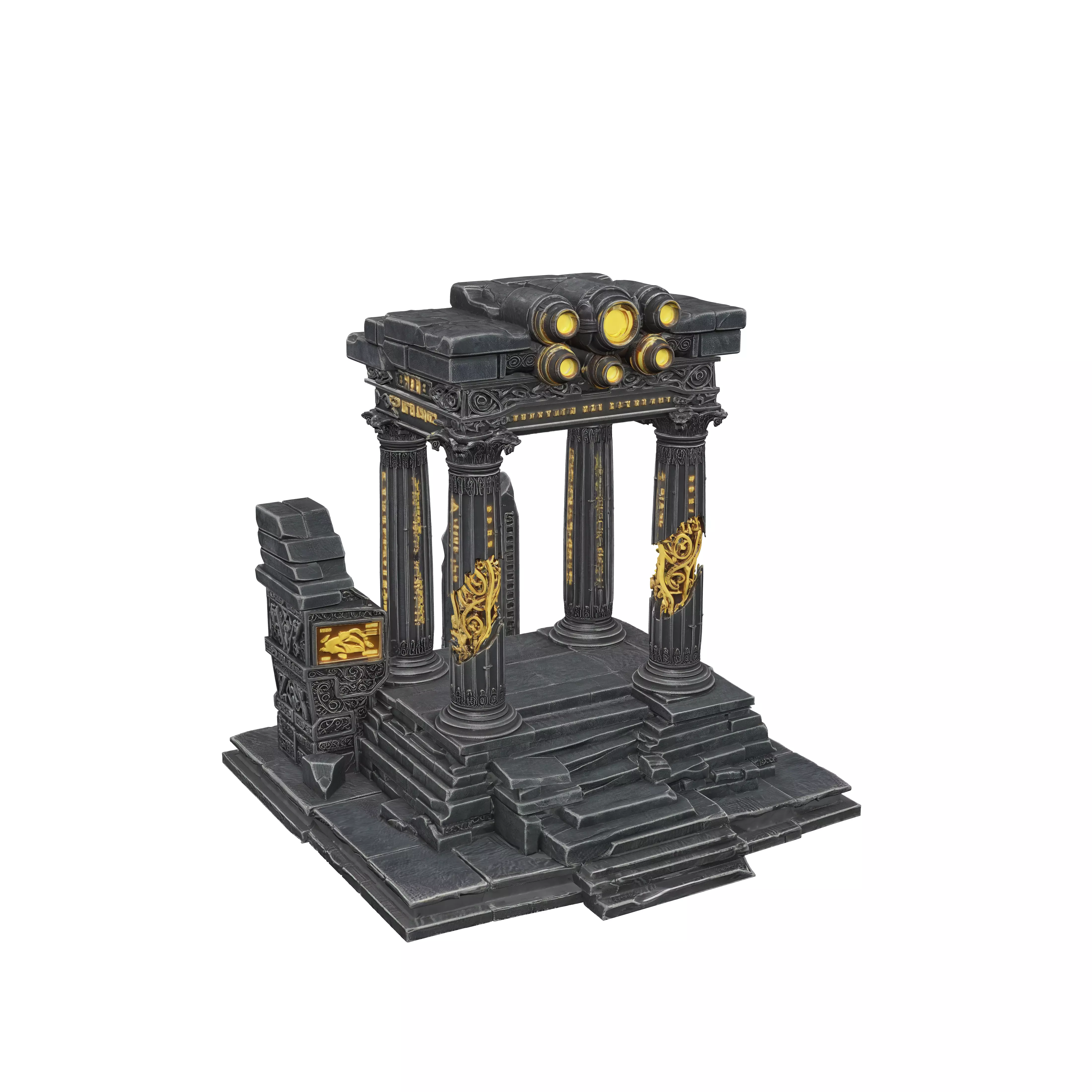 Emberglyph Pillar of the Ancients 3D model