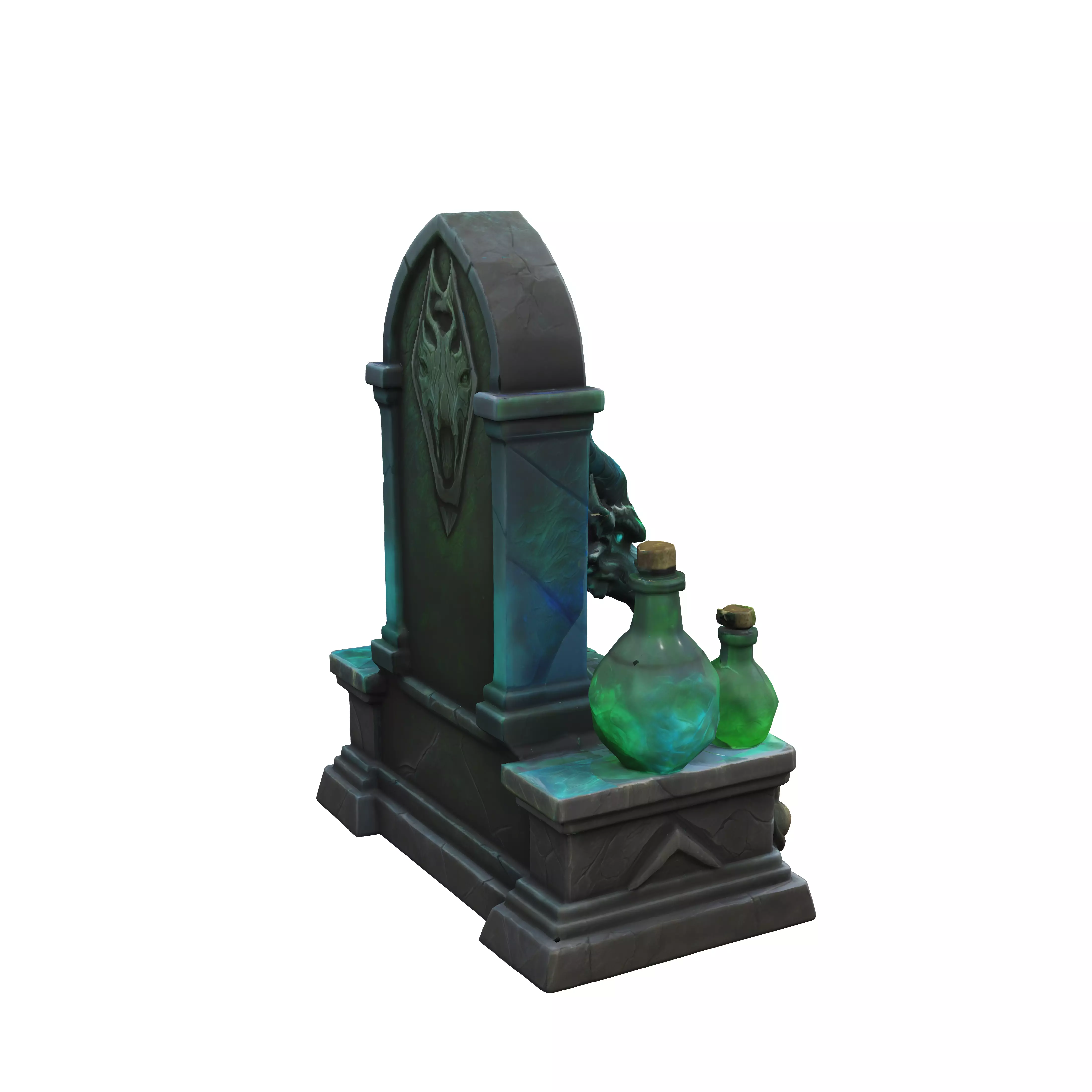 Skyrim Alchemy Shrine 3D model