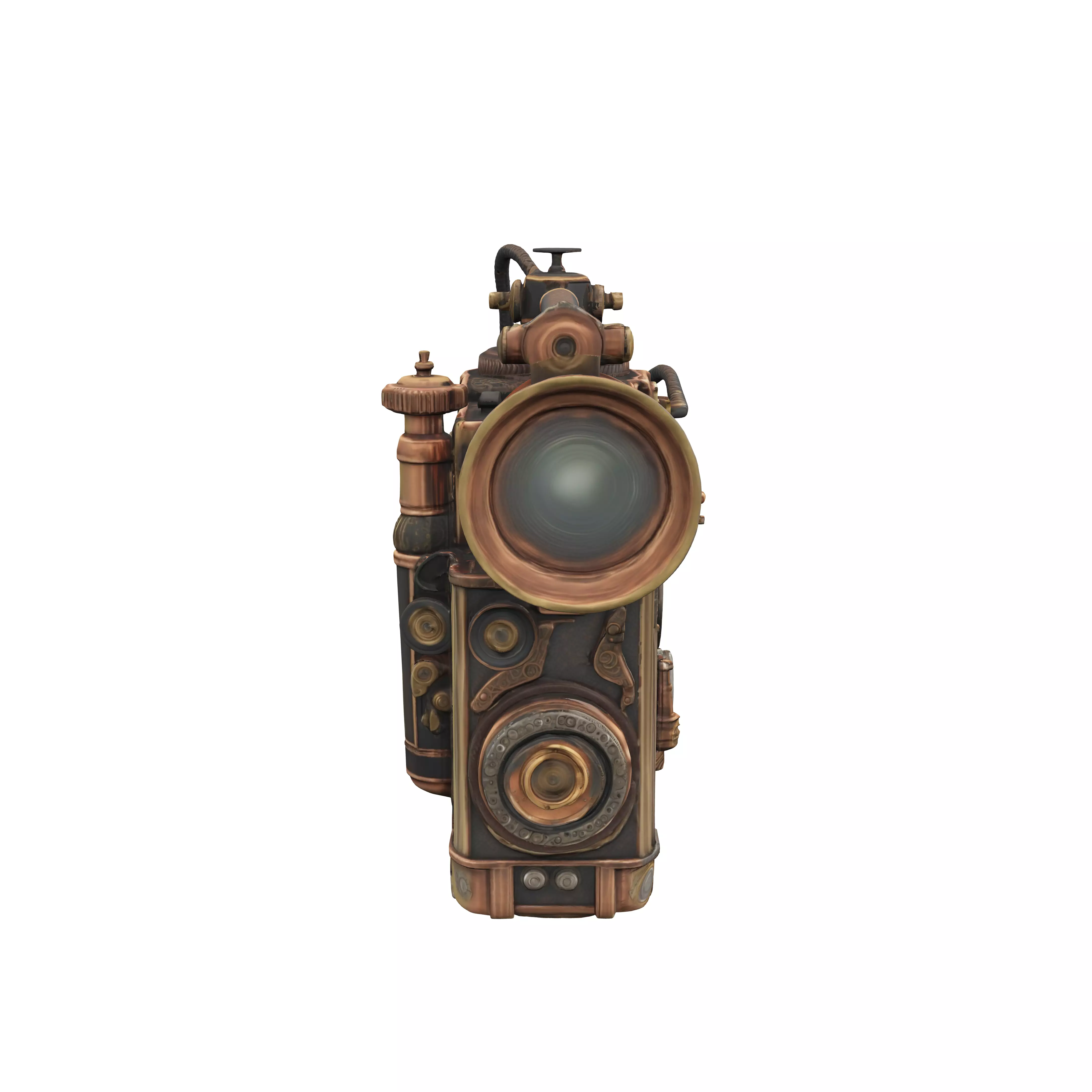 Steampunk Camera 3D model